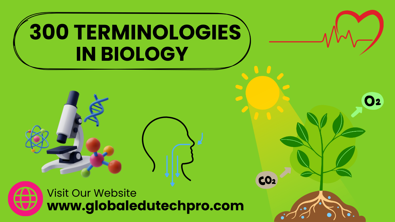 300 terminology in biology