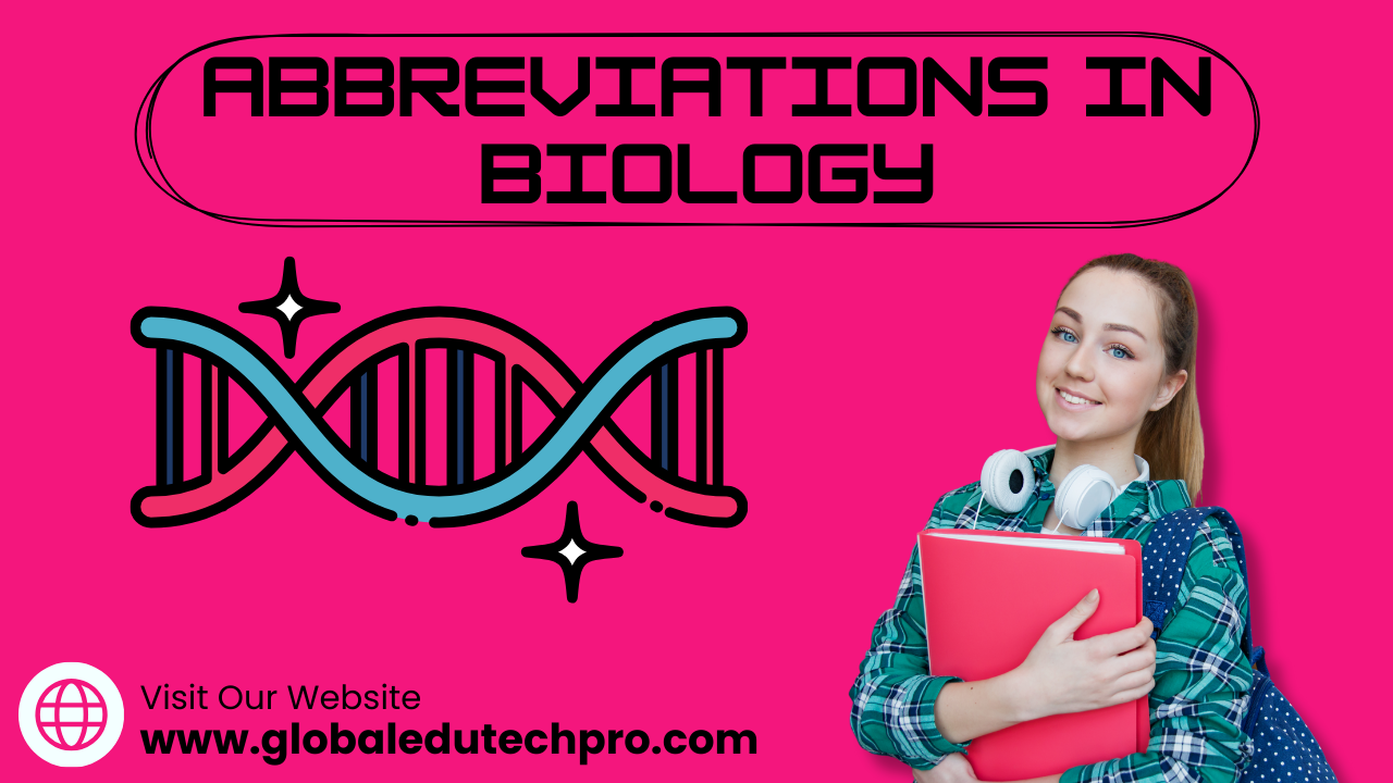 100 Abbreviations in biology