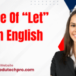 Use of Let in British English