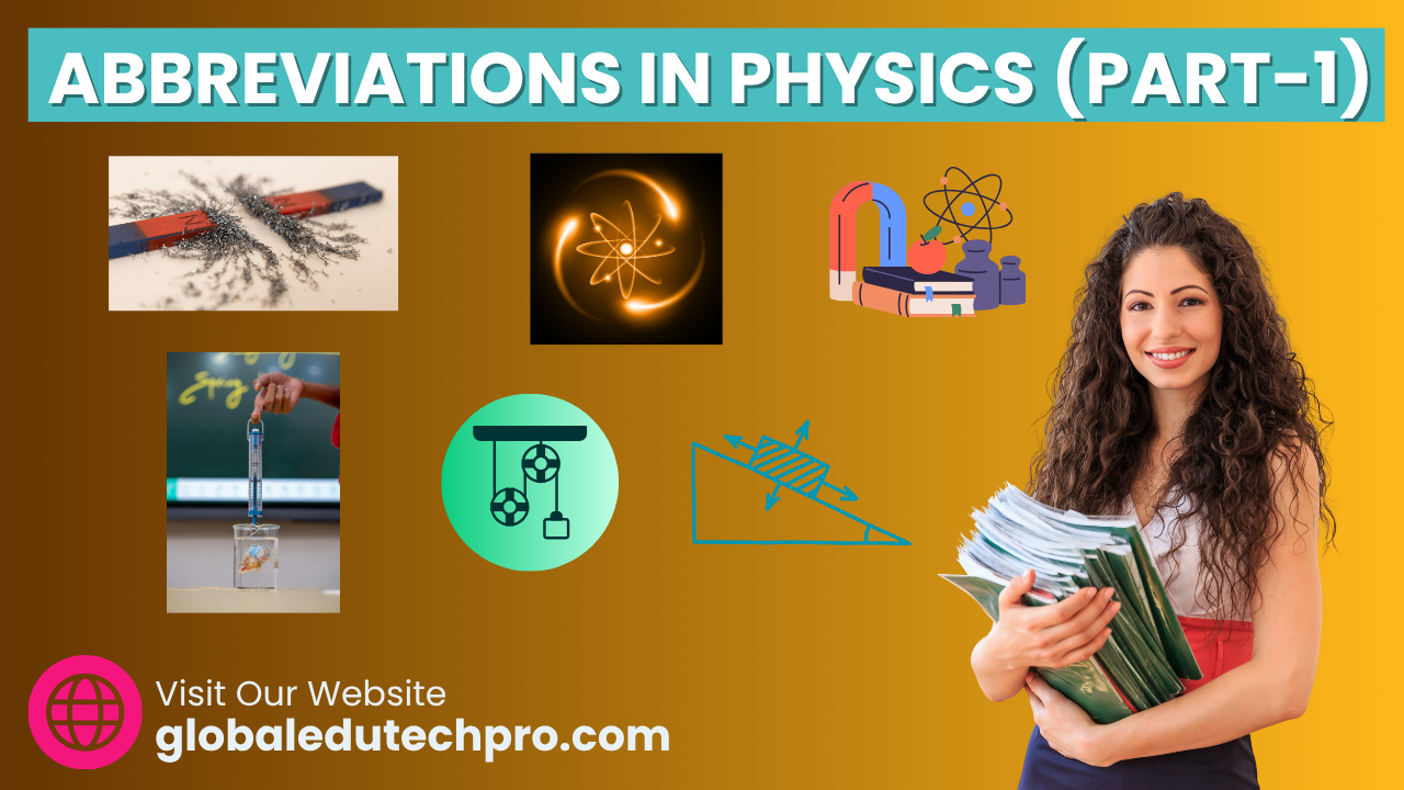 Abbreviations in Physics 1