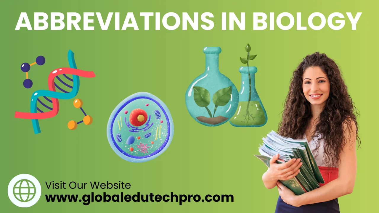 400 Abbreviations in Biology