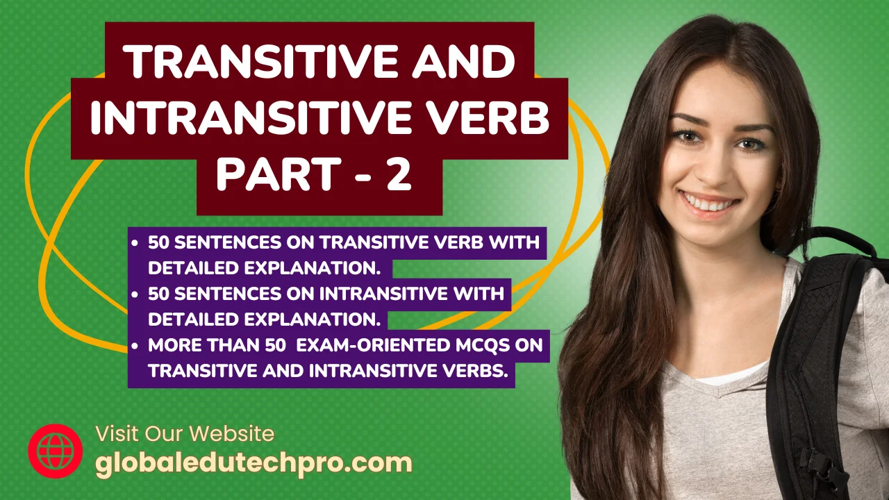 Transitive and Intransitive Verb Part - 2