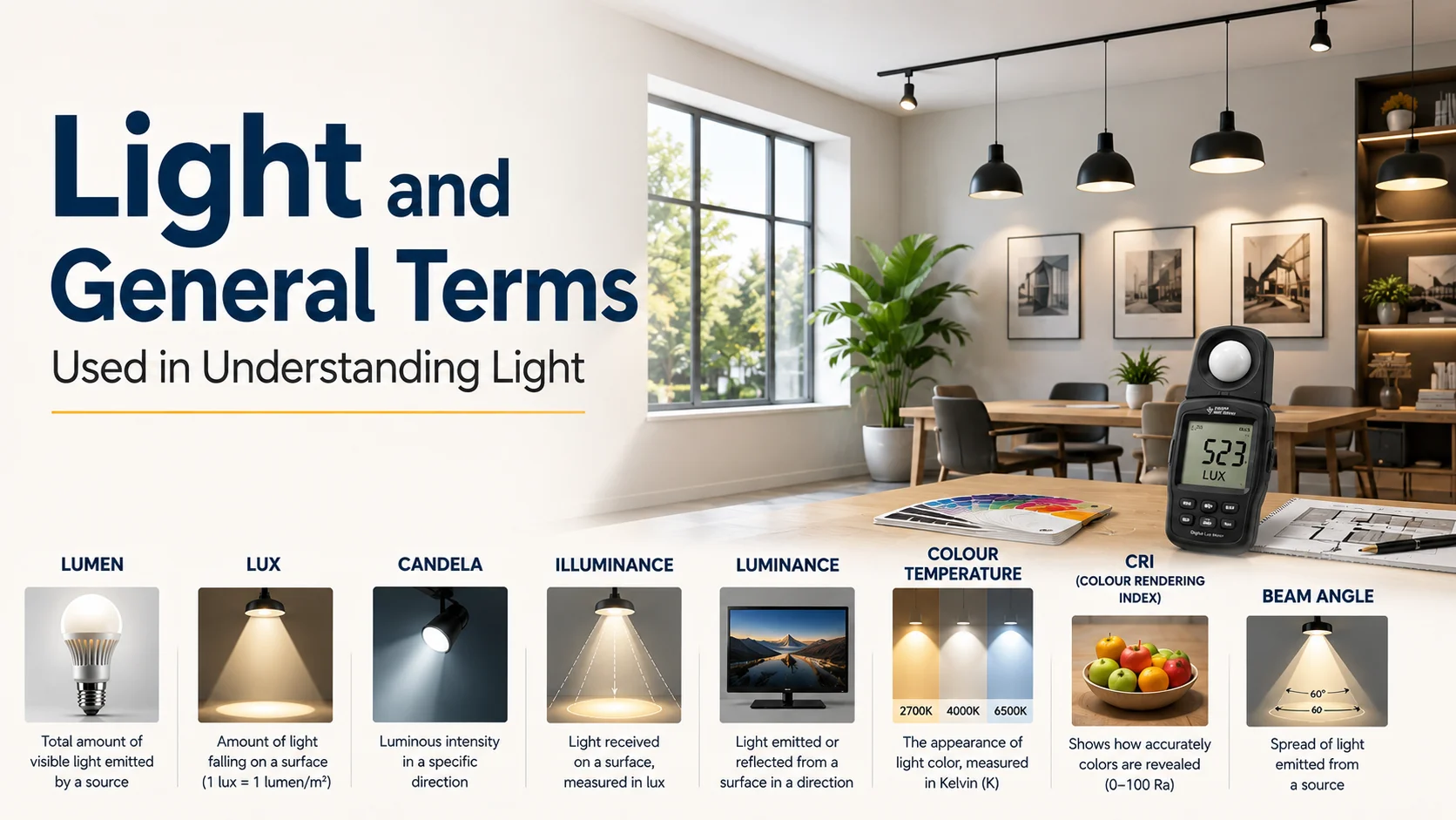 Light and General Terms Used in Understanding Light