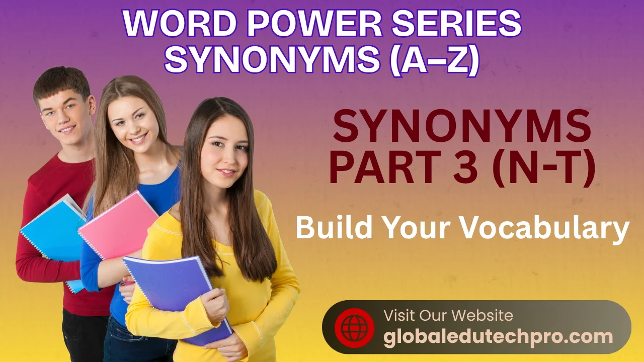 Synonyms Part 3